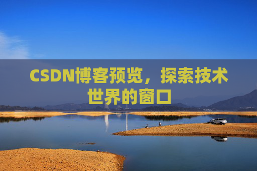 CSDN博客预览，探索技术世界的窗口