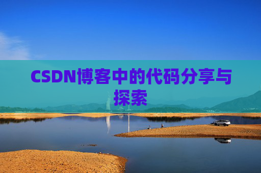 CSDN博客中的代码分享与探索